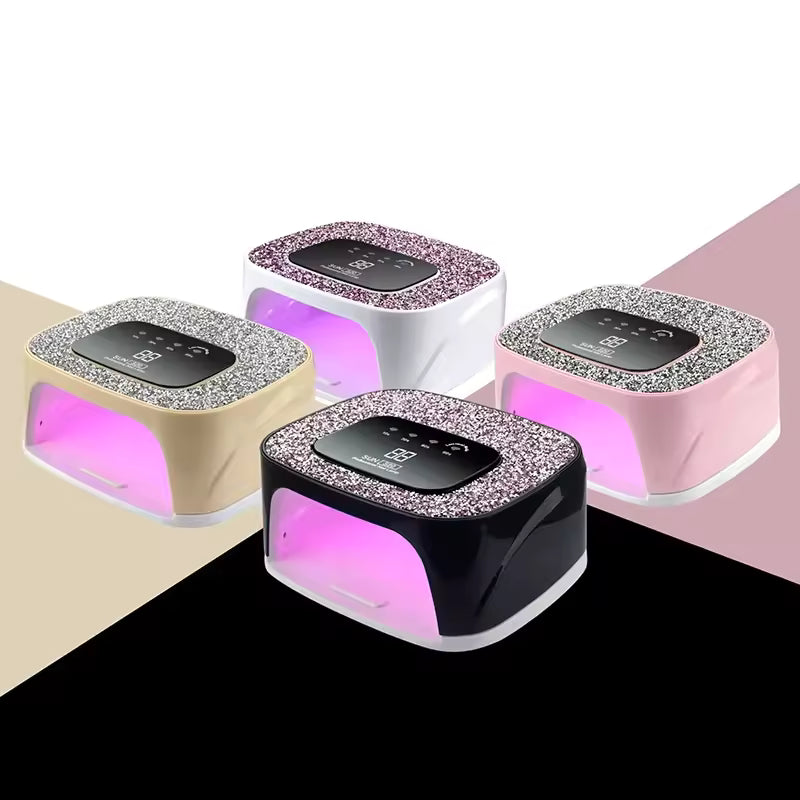 GV675 268W SUN S20 Professional UV LED Nail Lamp with LED Display & 36 LEDs – Fast Curing Nail Dryer for All Gel Polishes Color May Vary