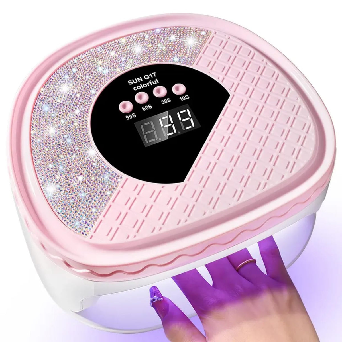 GV677 SUN G17 Colorful UV/LED Nail Lamp with Digital Display & Timer